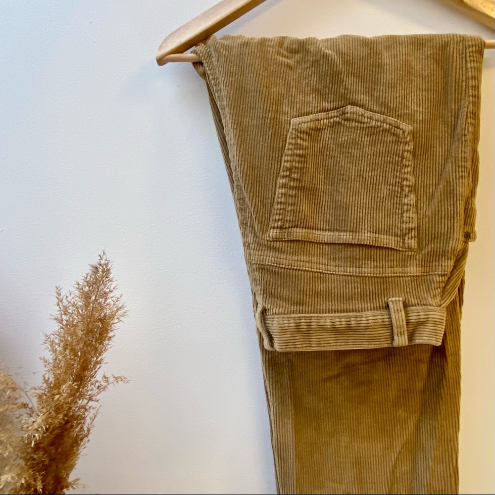 Straight Leg Corduroy Pants